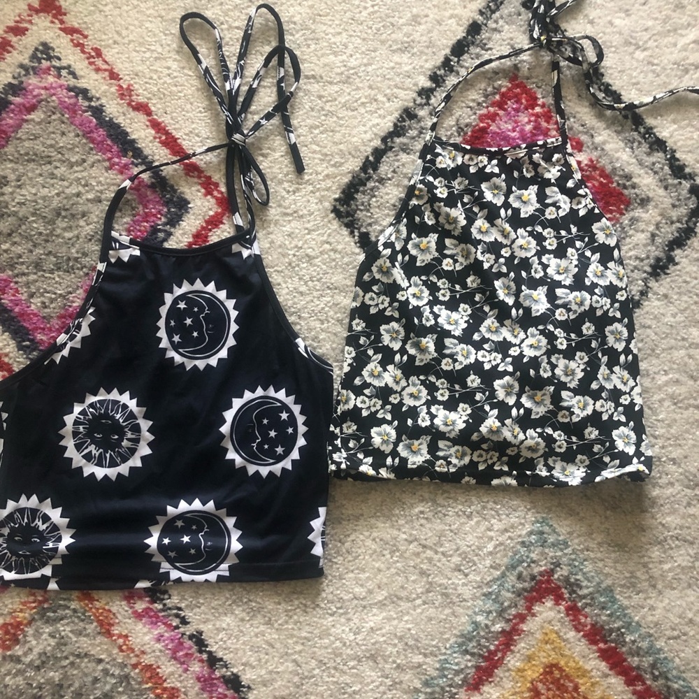 Bohemian Halter Tops 🌙